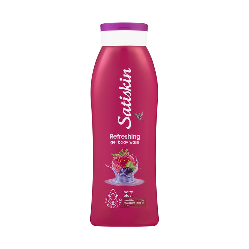 Satiskin Gel Body Wash Refreshing Berry Blast 500ml