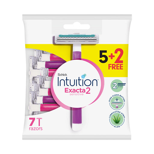 Schick Intuition Exacta 2 Womens 5+2 Free