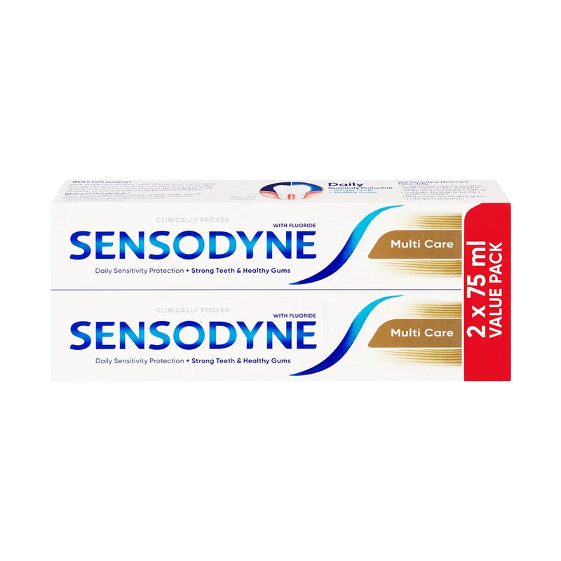 Sensodyne Toothpaste Multicare 75ml x 2 Pack