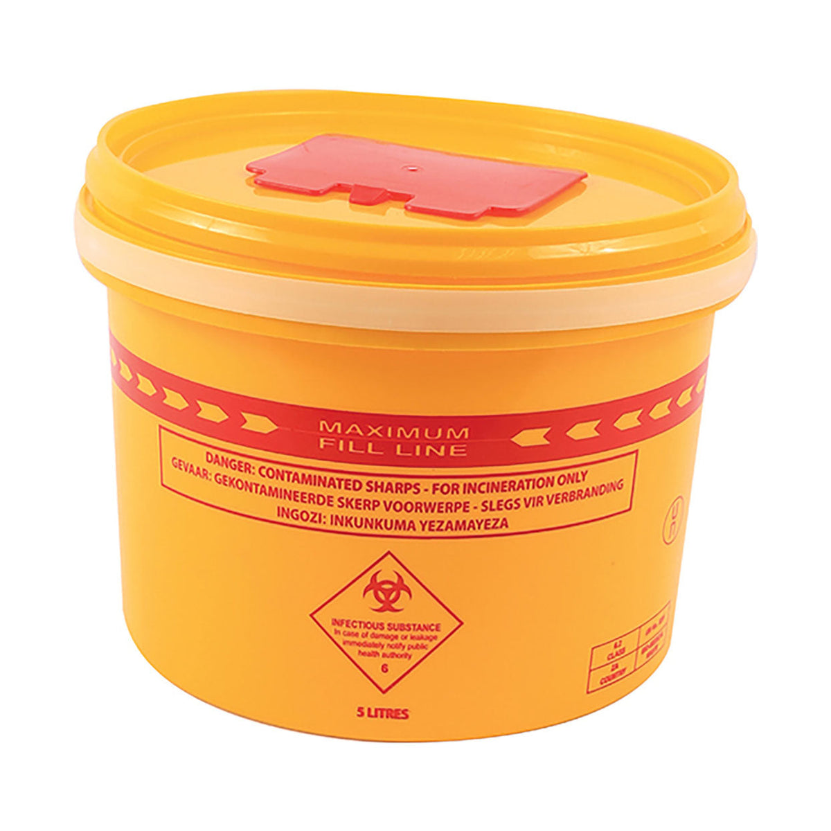 Sharp Plastic Base Sharp Containers Plastic 5l - Med365