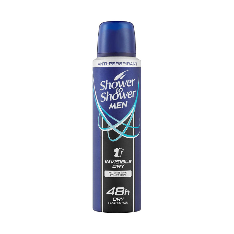 Shower To Shower Deodorant Invisible Men 150ml