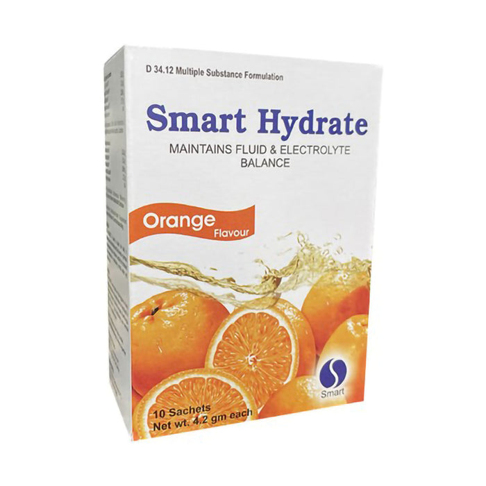 Smart Hydrate 4.2g Orange 10 Sachets