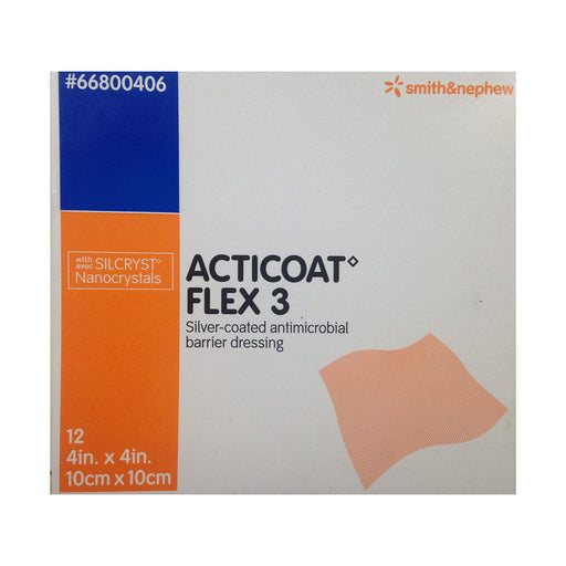 Smith & Nephew Acticoat Silver Dressing 10 x 10cm 12 Pack