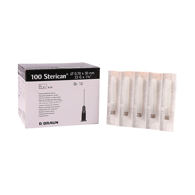 Sterican Needle 22gx30mm Black 100 Pack