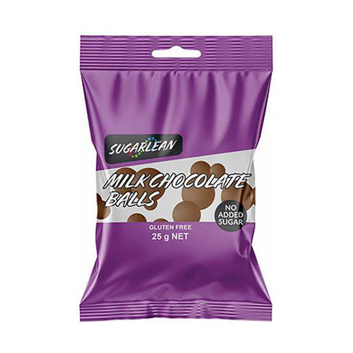 Sugarlean Milk Chocolate Balls Snack Pack 25g