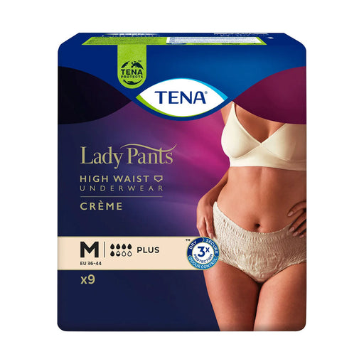 Tena Lady Pants Creme Plus Medium 9 Pack