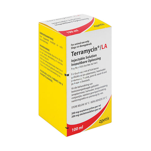 Terramycin La Injectable Solution 100ml