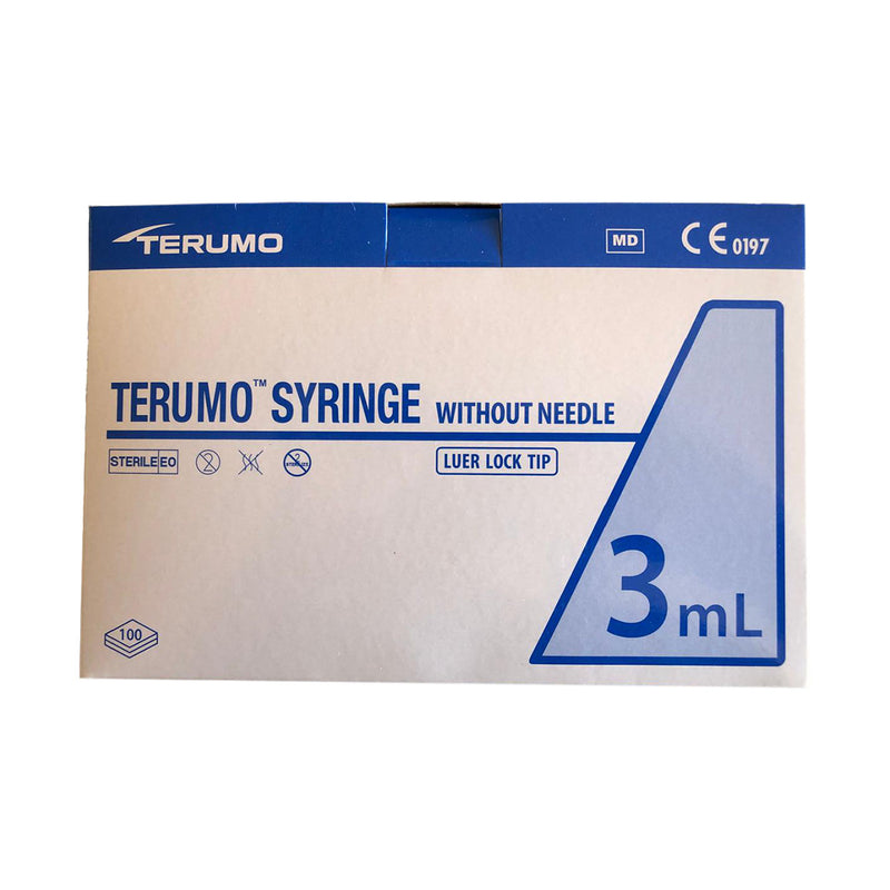 Terumo Syri 3ml 3 Part Luer Lock 100 Pack