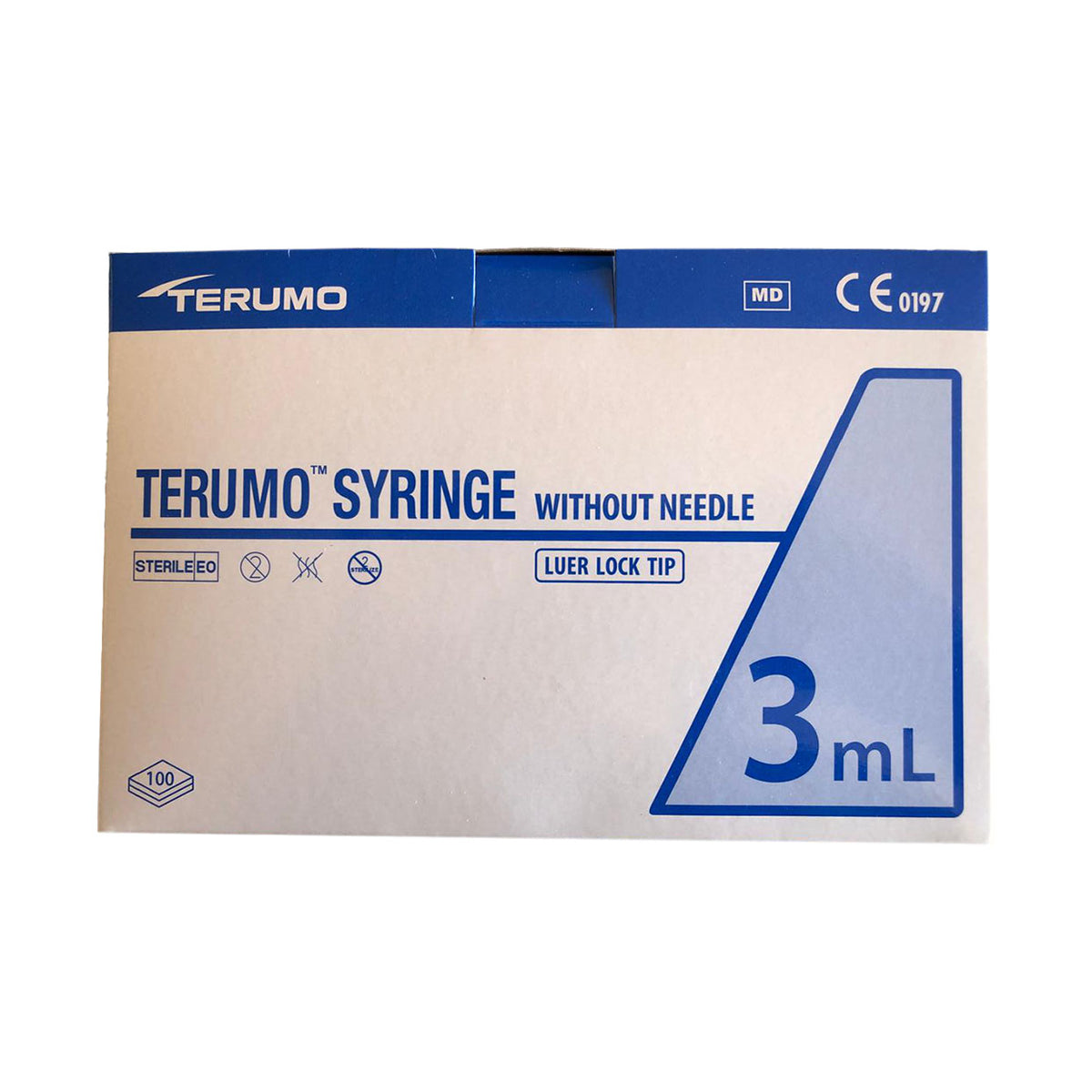 Terumo Syri 3ml 3 Part Luer Lock 100 Pack - Med365