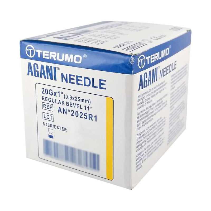 Terumo Needle 20g x 25mm Yellow 100 Pack