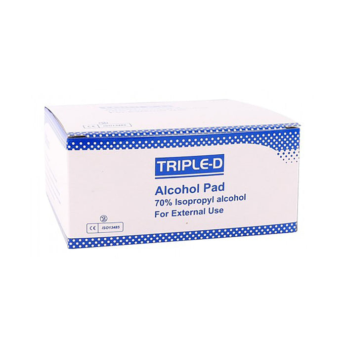 Triple-D Alcohol Swabs 2 Ply 200 Pack