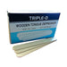 Triple-D Tongue Depressor Wood Sah 100 Pack