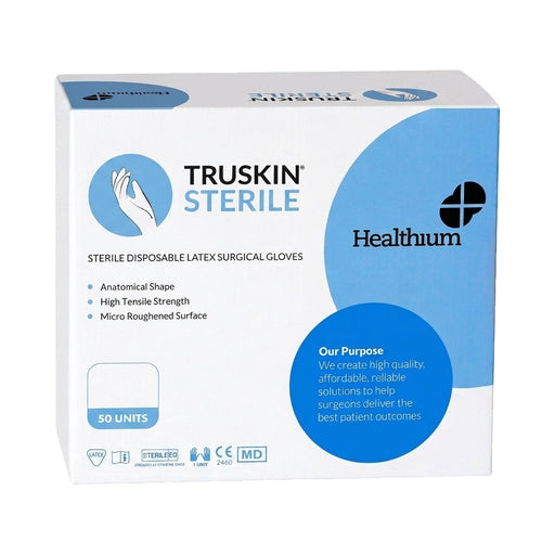 Truskin Latex Gloves Powdered 8.0 50 Pack