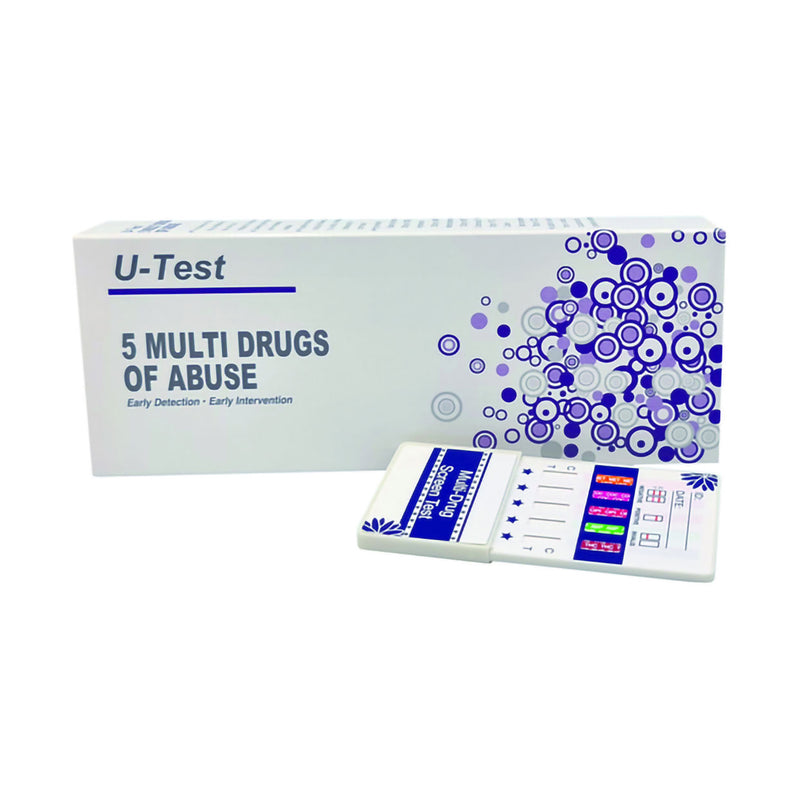 U-Test Drug 5 Panel Test 1 Unit