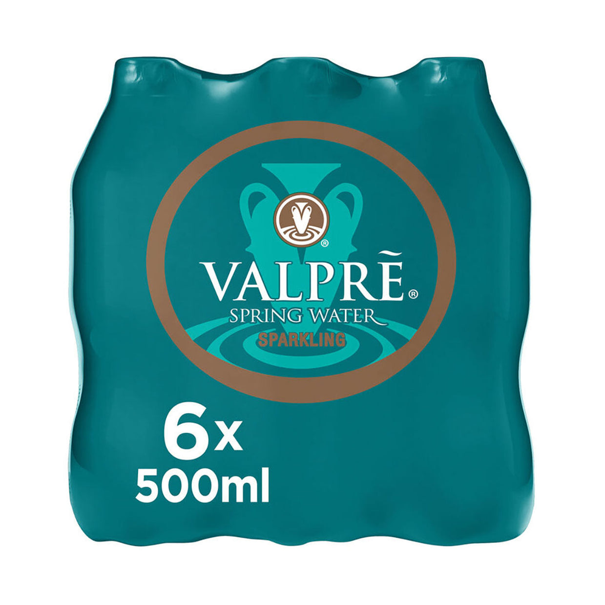 Valpre Label Valpre Sparkling Water 6 x 500ml - Med365