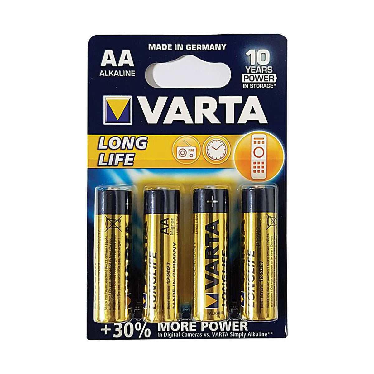 Varta Battery Alkaline Long Life AA 4 Pack Med365 varta-battery-alkaline-long-life-aa-4-pack-med365