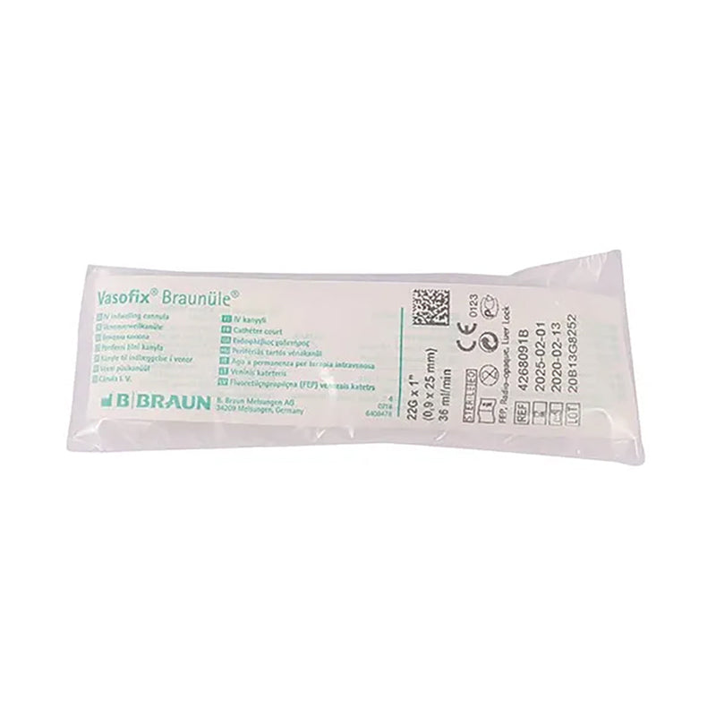 Vasofix Braunule IV 22g x 25mm Blue 1 Unit