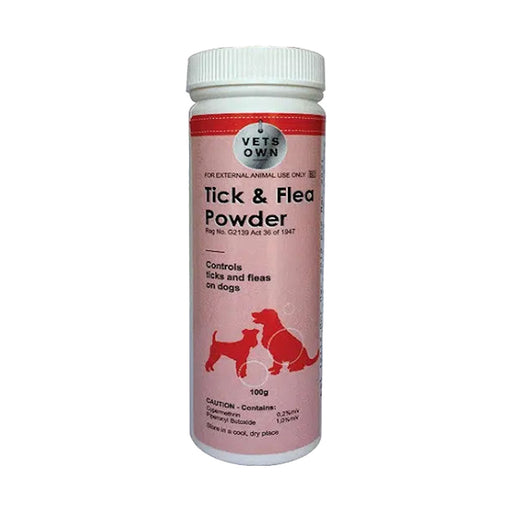 Vets Own Tick & Flea Powder 100g