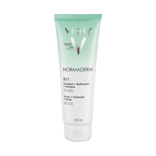 Vichy Normaderm 3-in-1 Scrub & Cleanser Mask 125ml