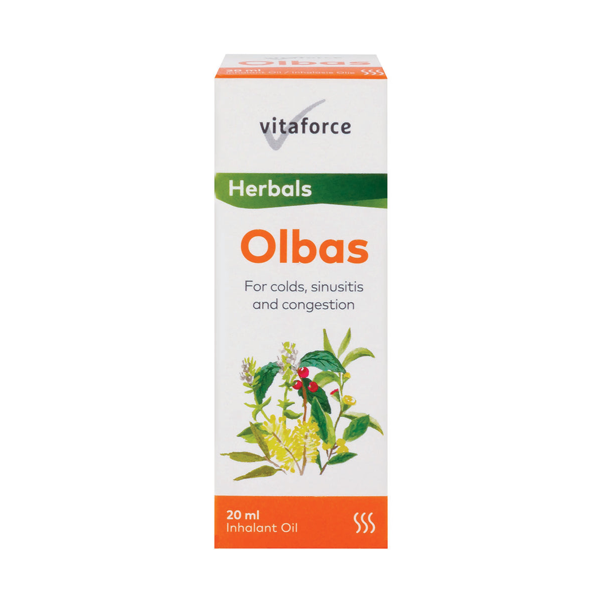 Vitaforce Olbas Inhalant Oil Drops 20ml - Med365
