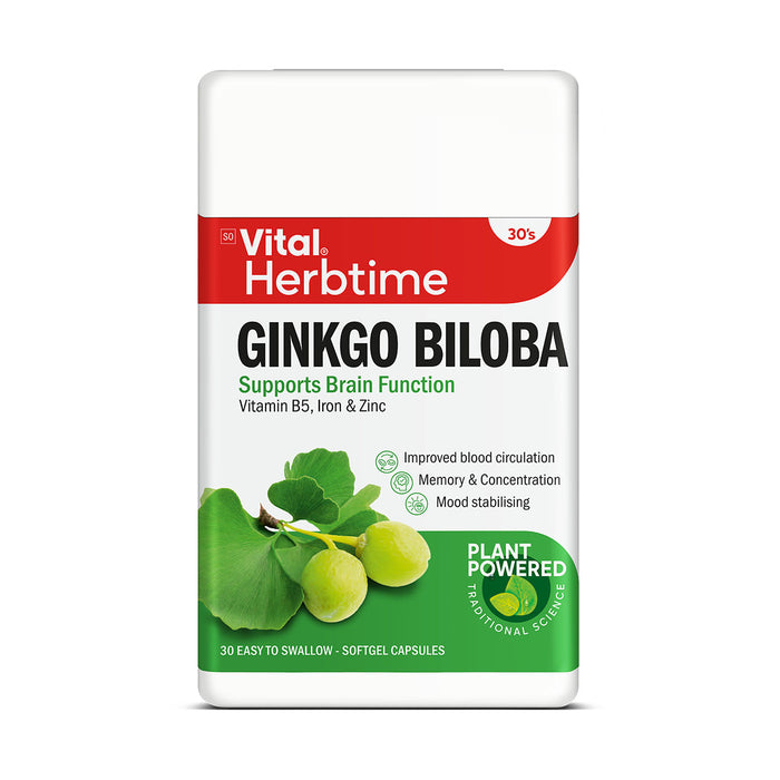 Vital Ginkgo Biloba 30 Capsules