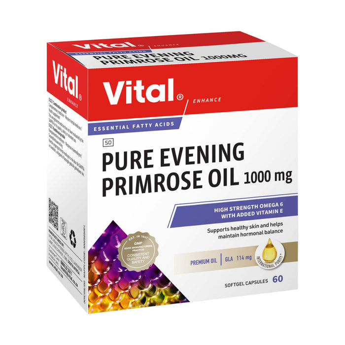 Vital HS Pure Evening Primrose Oil 1000mg 60 Capsules