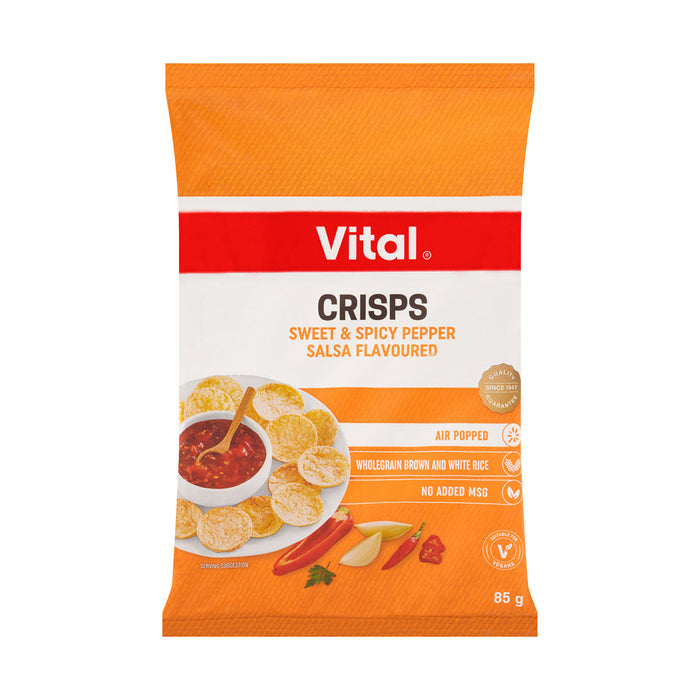 Vital Crisps Sweet & Spicy Pepper Salsa 85g
