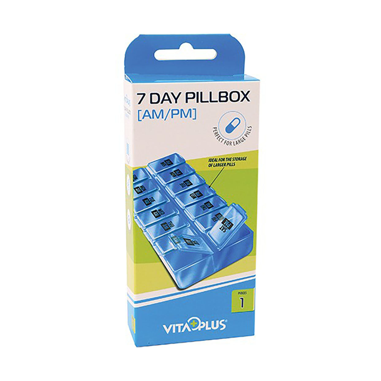 Vitaplus Pill Box Seven Days Am Pm 1 Unit - Med365