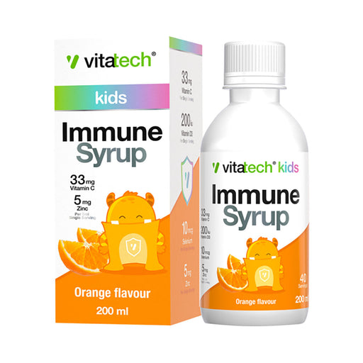 Vitatech Kids Immune Syrup Orange 200ml