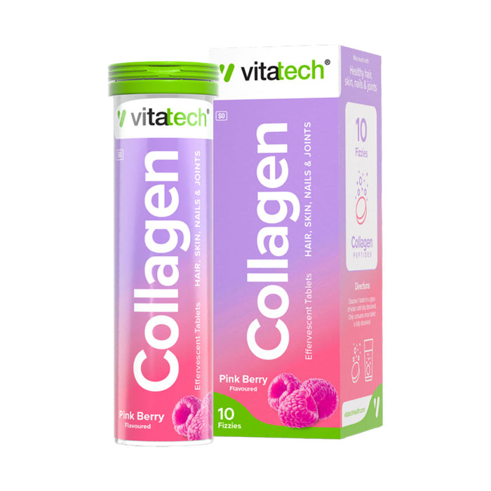 Vitatech Vita+ Collagen Fusion Berry 10 Effervescent Tablets