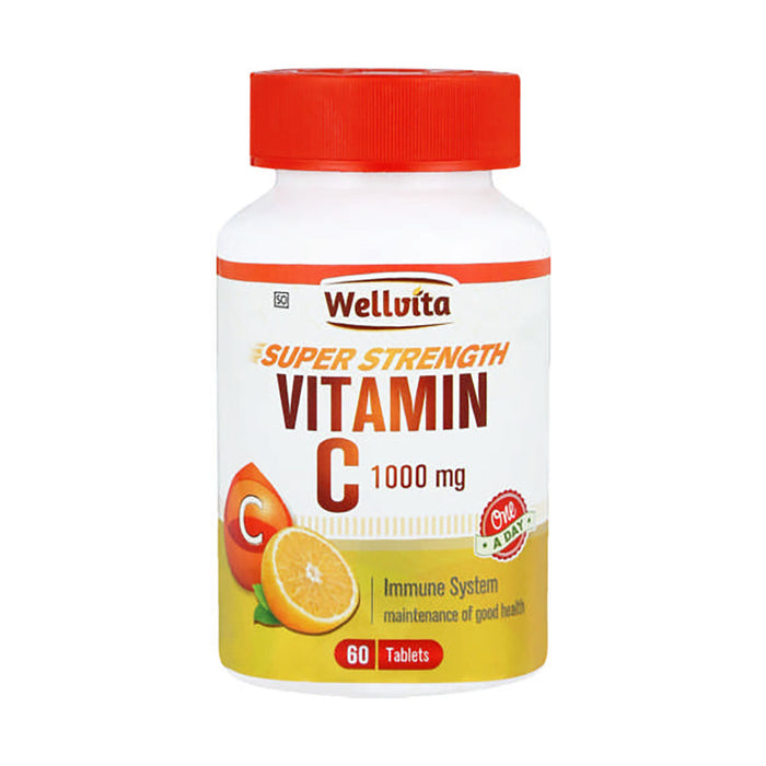 Wellvita 1000mg Vitamin C 60 Tablets