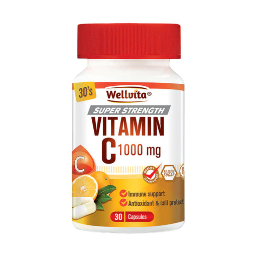 Wellvita Vitamin C 1000mg Super Strength 30 Capsules