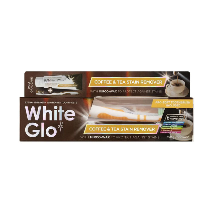 White Glo Toothpaste Coffee & Tea Stain Remover 100ml