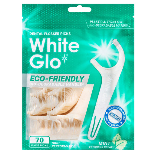 White Glo Toothpicks Mint Eco Friendly 70 Pack