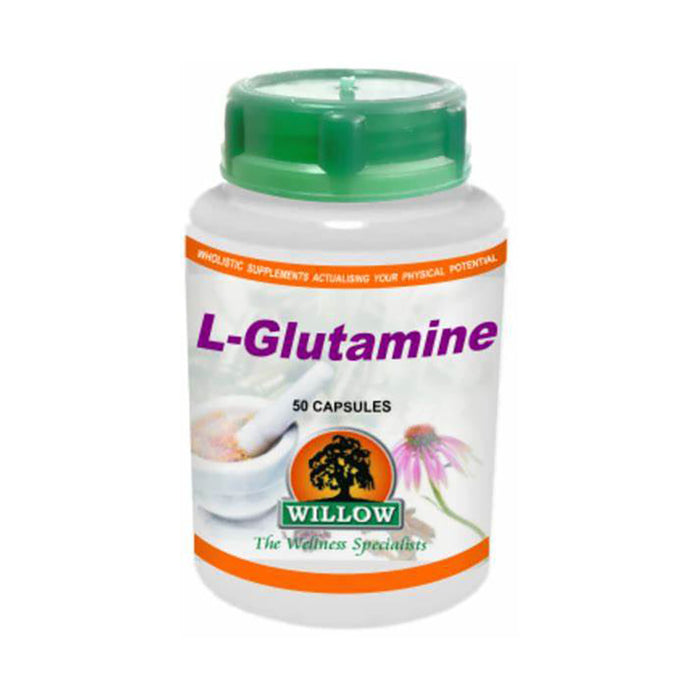 Willow L-Glutamine 50 Capsules