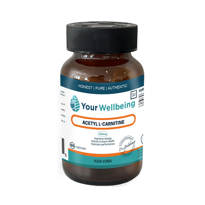 Your Wellbeing Acetyl L-Carnitine 60 Capsules