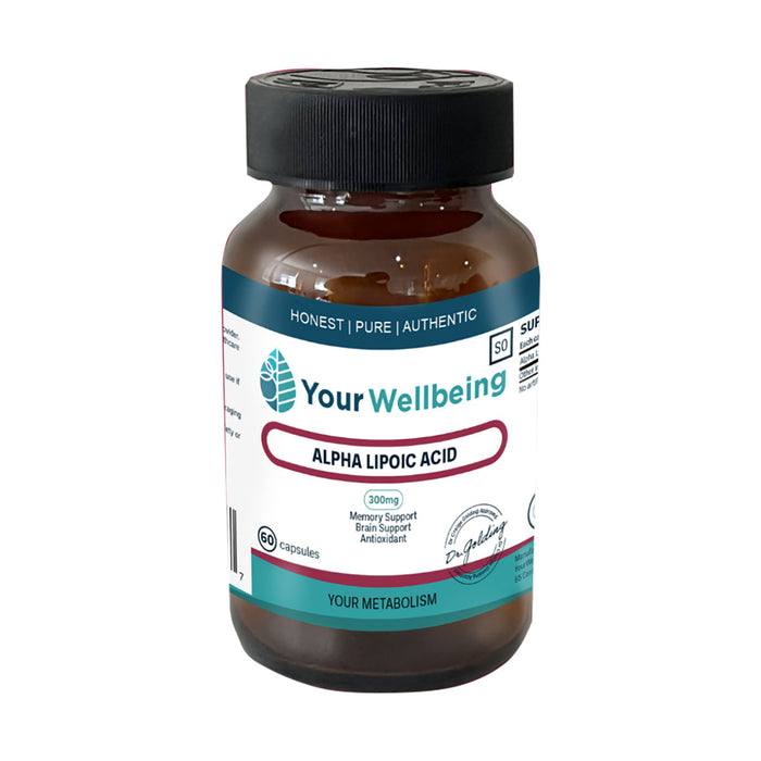 Your Wellbeing Alpha Lipoic Acid 60 Capsules