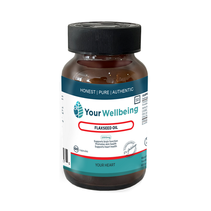 Your Wellbeing Flaxseed Oil 60 Capsules
