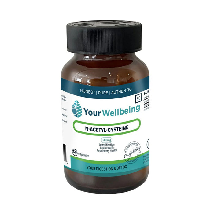 Your Wellbeing N-Acetyl-Cysteine 60 Capsules