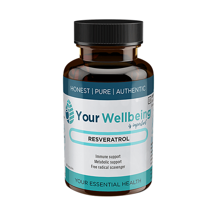 Your Wellbeing Resveratrol 60 Capsules