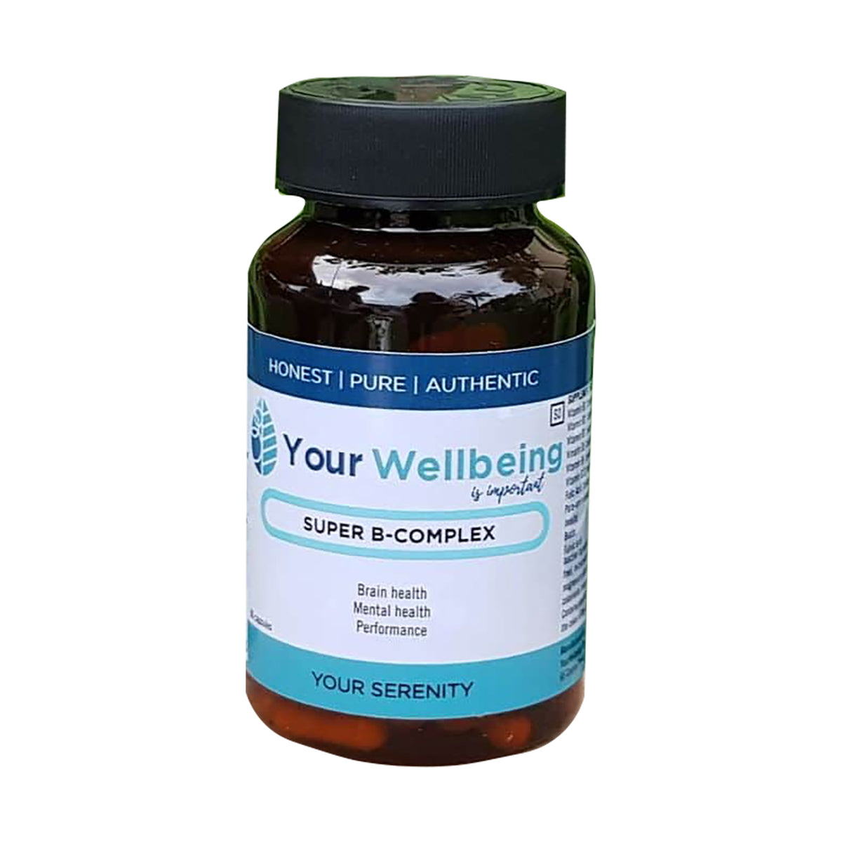 Your Wellbeing Super B-Complex With Quatrefolic 60 Capsules - Med365