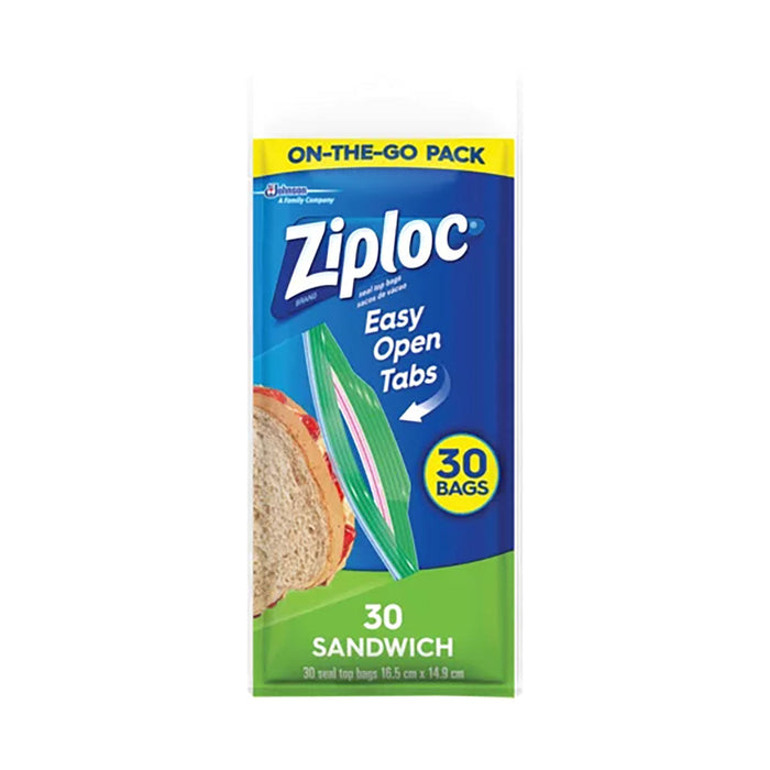 Ziploc Sandwich Seal Top Bags 30 Pack