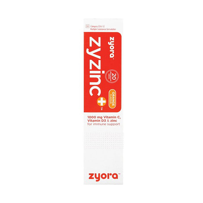 Zyora Zyzinc Fizzies 20 Effervescents