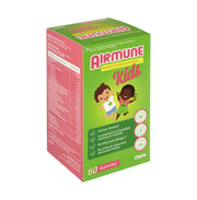 Airmune Kids Gummies 60 Pack carton, showing the front and side panels