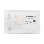 Akacia Medical disposable mouth dressing tray, PT080040, shown in sealed packaging