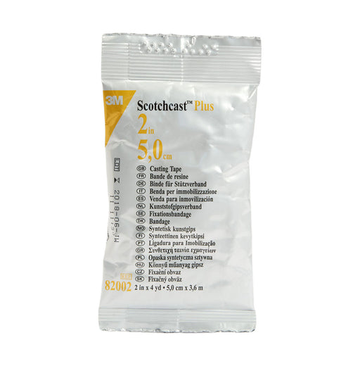 Solventum 3M Scotchcast Plus White Casting Tape 5cm x 3.6m, 82002, front packaging