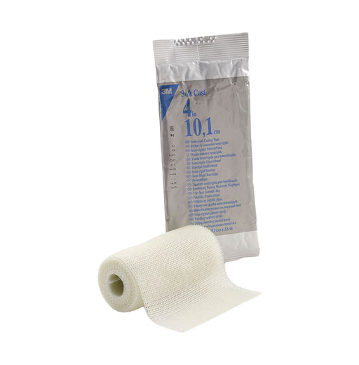 Solventum 3M Scotchcast Soft Cast White Casting Tape, 10.1cm x 3.6m, 82104, with packaging
