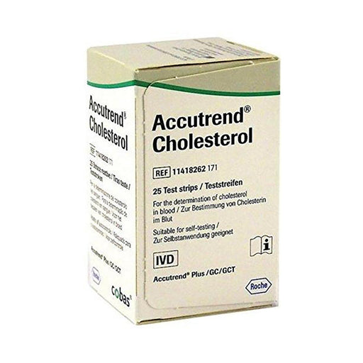 Accutrend Cholesterol Strips 25