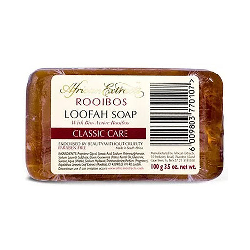 African Extracts Rooibos Glycerine Soap With Loofah 100g