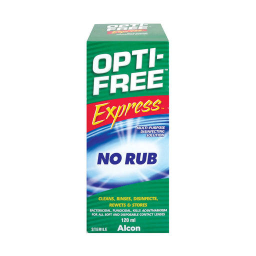 Alcon Opti-free Express Multi-purpose Disinfecting Solution No Rub 120ml